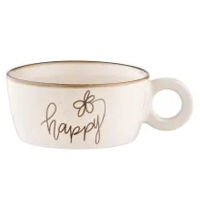 Бульйонниця Ardesto Happy, 550мл, кераміка, ромашка (AR3083)