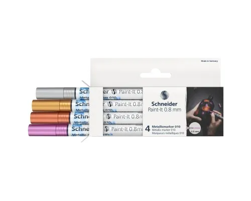 Набір маркерів Schneider металік Paint-It 0,8 мм 4 шт (ML01011501)
