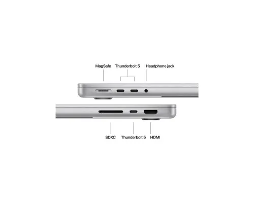 Ноутбук Apple MacBook Pro 14 A3434 M5 Silver (MJ3E4UA/A)