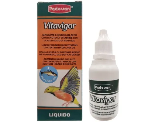 Корм для птахів Padovan Vitavigor рідкий 30 мл (8001254005102)