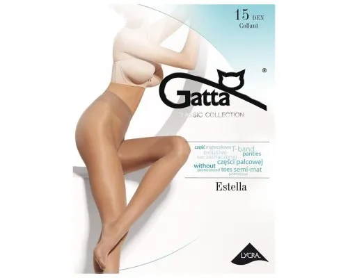 Колготи Gatta Estella 15 Den Grafit - 2 (5900042048549)