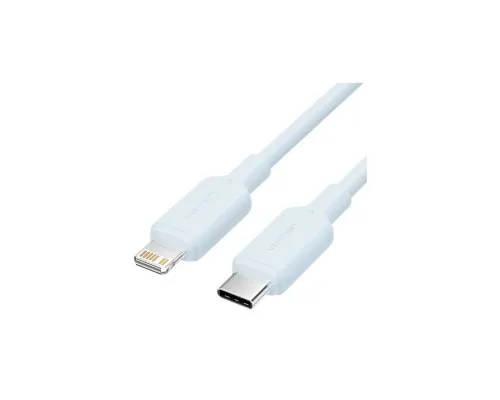 Дата кабель USB-C to Lightning 1.0m PD27W PVC blue Vention (LAKSF)