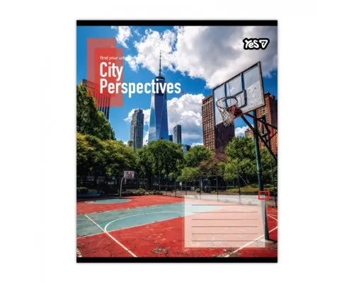 Зошит Yes City perspectives А5 48 аркушів клітинка (769077)