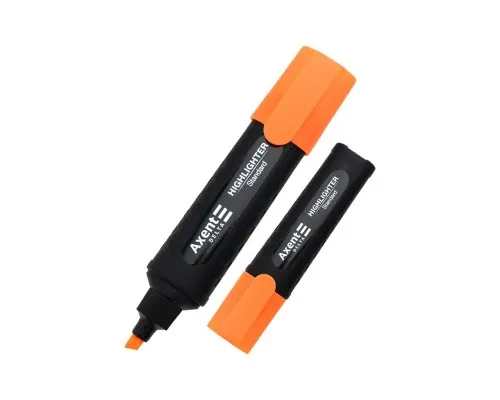 Маркер Axent Highlighter Standard D2505, 1-5 мм клиноп. помаранчевий (D2505-12)