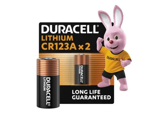 Батарейка Duracell 123 3V High Power літієва, CR123/CR123A/CR17345, 2 шт. в упаковці (5002979)