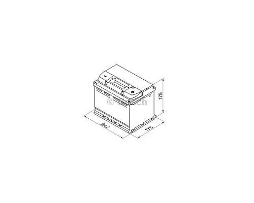 Акумулятор автомобільний Bosch 60А (0 092 S40 040)