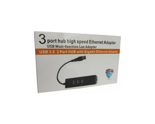Концентратор Dynamode USB 3.0 Type-A - RJ45 Gigabit Lan, 3*USB 3.0 (USB3.0-Type-A-RJ45-HUB3)