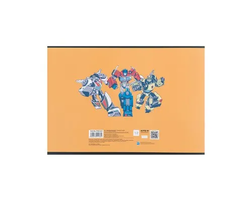 Альбом для малювання Kite Transformers, 12 аркушів (TF24-241)