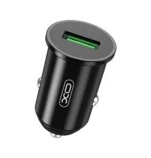 Зарядний пристрій XO QC 3.0 CC35 18W/1USB Black (XO-CC35-BK)