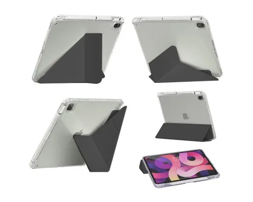 Чохол до планшета BeCover Ultra Slim Origami Transparent Apple iPad 10.9" 2022/24/11" 2025 Black (712938)