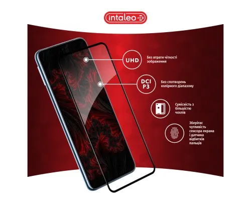 Скло захисне Intaleo Full Glue Google Pixel 8 Pro Black (1283126582745)