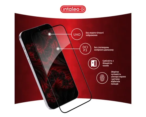 Скло захисне Intaleo Full Glue Xiaomi 13T Black (1283126582554)