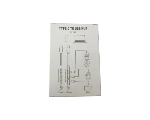 Концентратор Dynamode USB Type-C + USB-A to 1хUSB-C 3.0 1хUSB-A 3.0 2xUSB-A 2.0 dark grey (DM-UH-314AC)
