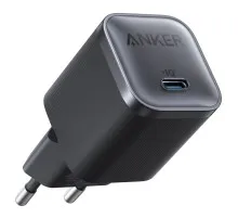 Зарядний пристрій Anker USB-C 45W Nano Charger black (A2692L11)
