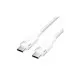 Дата кабель USB-C to USB-C 1.0m 60W aluminum alloy white Vention (TRDWF)
