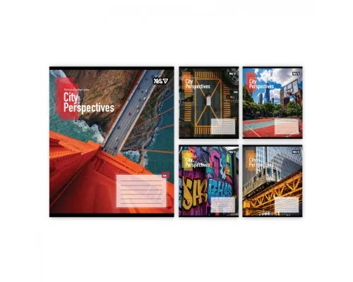 Зошит Yes City perspectives А5 48 аркушів лінія (769078)
