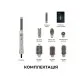 Стайлер Cecotec Bamba CeramicCare 8in1 AirGlisse Gyro Champagne (A01_EU01_112528)