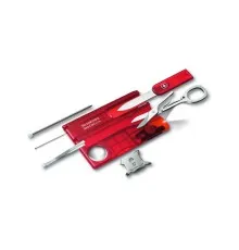 Мультитул Victorinox SwissCard Lite Transparent Red Blister (0.7300.TB1)
