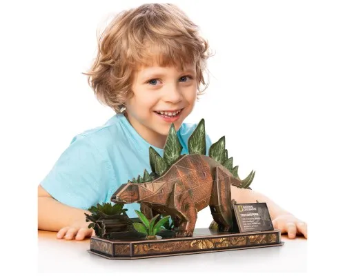 Пазл Cubic Fun 3D National Geographic Dino Стегозавр (DS1054h)