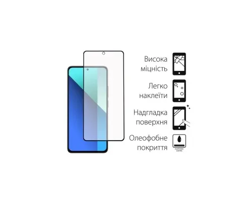 Чохол до мобільного телефона Dengos Kit for Xiaomi Redmi Note 13 4G case + glass (Mint) (DG-KM-62)