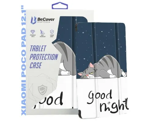 Чохол до планшета BeCover Smart Case Xiaomi Poco Pad 12.1" Good Night (711562)