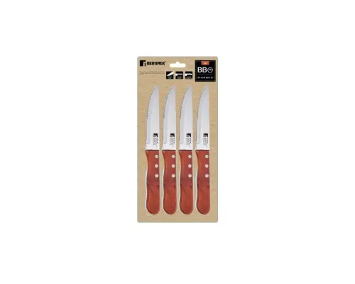 Набір ножів Bergner Bbq lovers для стейків, 4 предмети (BG-40201-MM)