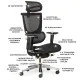 Офісне крісло Mealux S8 Air Black (HF-S8P M/B)