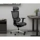 Офісне крісло Mealux S8 Air Black (HF-S8P M/B)