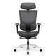 Офісне крісло Mealux S8 Air Black (HF-S8P M/B)