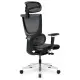 Офісне крісло Mealux S8 Air Black (HF-S8P M/B)