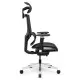 Офісне крісло Mealux S8 Air Black (HF-S8P M/B)