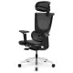 Офісне крісло Mealux S8 Air Black (HF-S8P M/B)