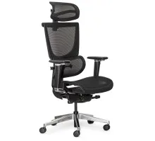 Офісне крісло Mealux S8 Air Black (HF-S8P M/B)
