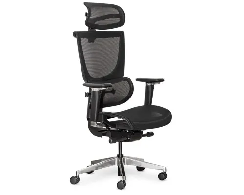 Офісне крісло Mealux S8 Air Black (HF-S8P M/B)