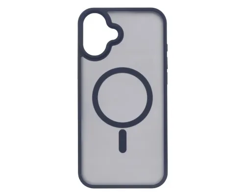 Чохол до мобільного телефона 2E iPhone 16 Plus Soft Touch MagSafe Cover dark blue (2E-IPH-16PL-OCLS-DB)