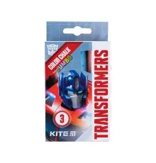 Крейда Kite кольорова Jumbo Transformers, 3 кольори (TF24-077)