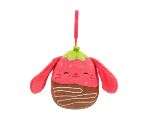 Брелок Squishmallows на кліпсі – Кролик Гунда 9 см (SQCP00464)