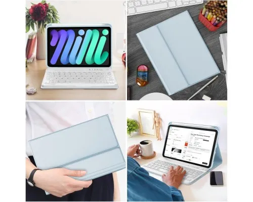 Чохол до планшета BeCover with keyboard Apple iPad Pro 11" M4 2024 Light Blue (713000)
