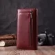 Гаманець ST Leather З натуральної шкіри Бордовий (22522)