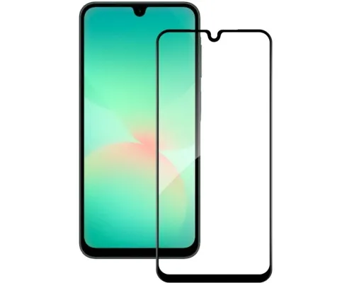Скло захисне ACCLAB Full Glue Samsung A26 Black (1283126608025)