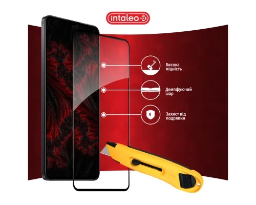 Скло захисне Intaleo Full Glue Xiaomi 13T Pro Black (1283126582622)
