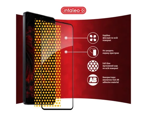 Скло захисне Intaleo Full Glue Xiaomi 13T Pro Black (1283126582622)