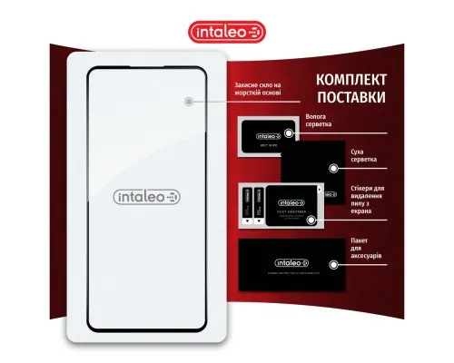 Скло захисне Intaleo Full Glue Xiaomi 13T Pro Black (1283126582622)