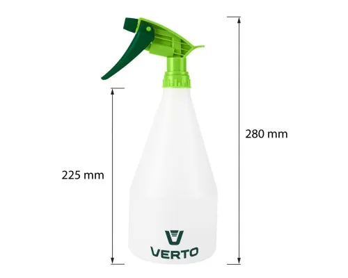 Обприскувач Verto ручний, пластик, 1л (15G546)