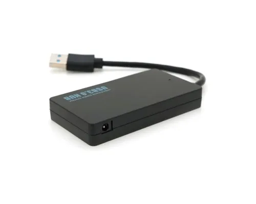 Концентратор Voltronic USB 3.0 to 4xUSB 0.14m flat black (YT-3HF4/2TB)
