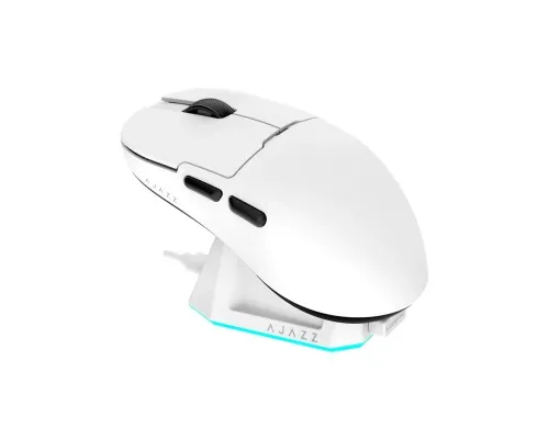 Мишка Ajazz AJ159P MC Wireless/Bluetooth/USB Charging Dock White (AJ159P-MC-W)