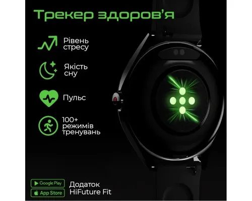 Смарт-годинник HiFuture aura 2 black (aura2.black)