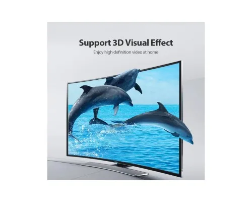 Кабель мультимедійний HDMI M to HDMI M 1.0m black Vention (AAIBF)