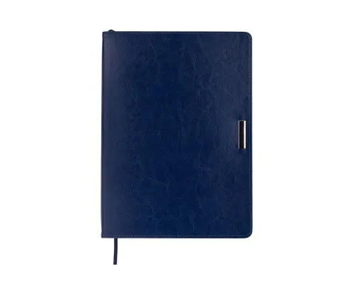 Тижневик Buromax недатований SALERNO, L2U, A4, синій, штуч.шкіра, 336 сторінок (BM.20990-02)