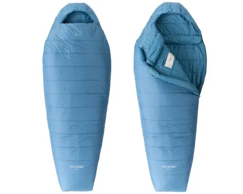Спальний мішок Nordisk Bjarni 0°C Wide L Aegan Blue (10721310-101) (DAS303773)
